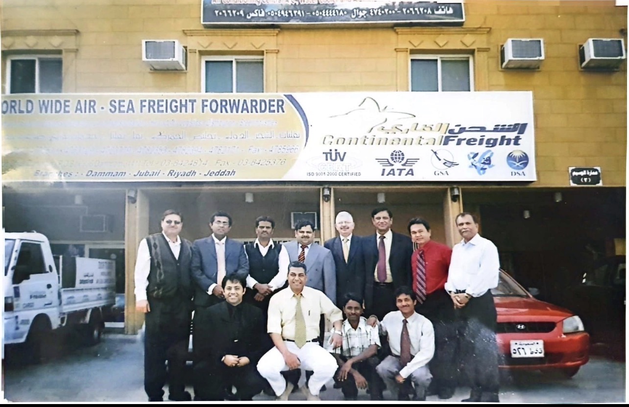 Continental Freight regional team — Dammam, Jubail, Riyadh, Jeddah branches